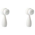 thumbnail image 4 of Vogacara Cepillos de limpieza facial manual Cuidado de la piel Espinilla Poros Exfoliante Regalos Salón profesional Viaje Blanco Tipo 3 Blanco Tipo 3 2piezas Vogacara  CBP273388, 4 of 6