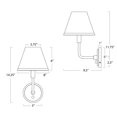 thumbnail image 2 of Regina Andrew 15-1241NB-RAT Polly 15" Tall Wall Sconce - Brass, 2 of 6