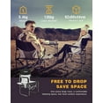 thumbnail image 4 of King Camp Portable Folding Directors Chair - Black, 4 of 7