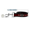 thumbnail image 5 of GM General Motors Pet Leash, Dog Leash, Chevrolet Bowtie Since 1911 Stars Stripe Black Red Ivory, 4 Feet Long 1.0 Inch Wide, 5 of 6