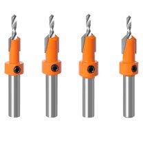 YOSADIER 4Pcs Round Hole Drill Bit for Carpentry and Metalworking Craftsmen