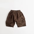 thumbnail image 2 of Generic Kids Summer Cotton Linen Pants Toddler Boys Girls Cargo Trousers Baggy Wide Leg Pull On Harem Pants Soft Gauze Muslin Bottoms, 2 of 9