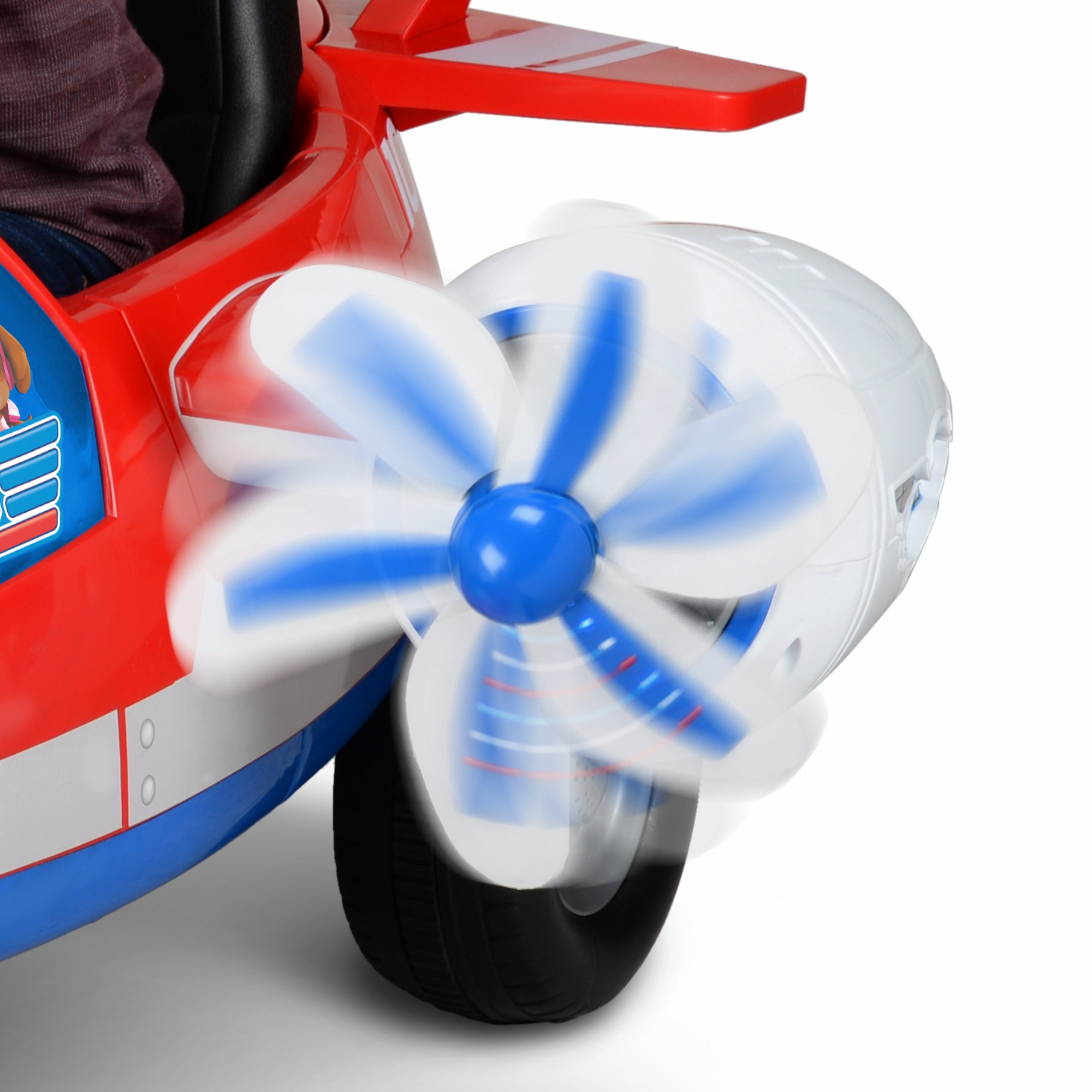 paw patrol ride on airplane