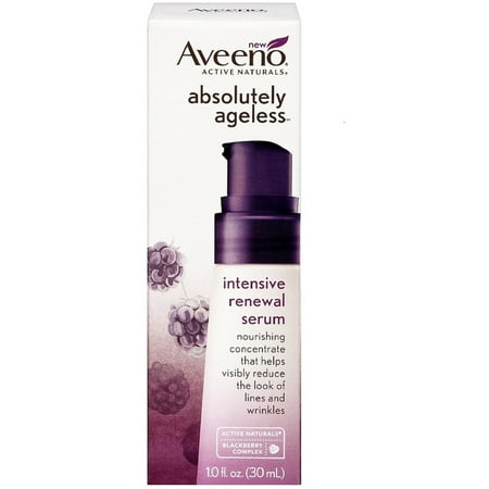 Omorovicza Radiance Renewal Serum - 3 Pack - AVEENO Active Naturals Absolutely Ageless Intensive Renewal Serum, Blackberry 1 oz