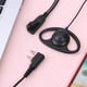 thumbnail image 4 of Auricular de walkie-talkie Auricular en forma de D de 2 pines Auricular PTT Mic Earhook Auricular para radio bidireccional Baofeng Hugtrwg Para estrenar, 4 of 9