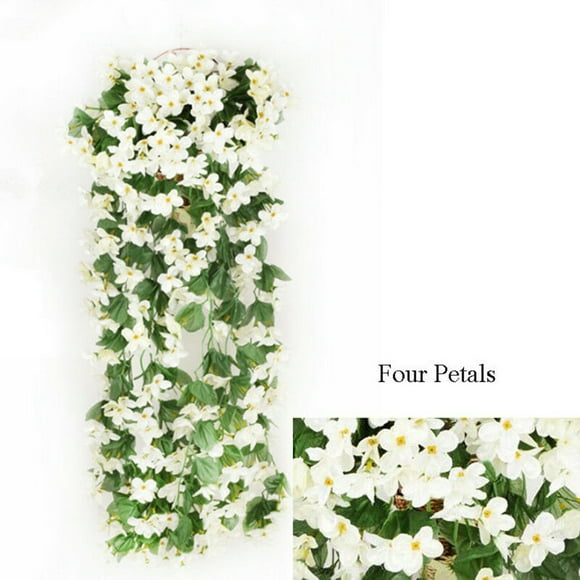 Fleurs Artificielles Fausses Lierre Vigne Guirlande Suspendue Plante Décoration de Mariage Maison