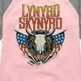 thumbnail image 3 of Lynyrd Skynyrd - Americana Steer Skull - Toddler & Youth Girls Raglan Graphic T-Shirt, 3 of 5