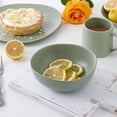 thumbnail image 3 of Stone + Lain Delilah Porcelain Collection Dish Set, 6 Bowls (6-inch) Service for 6, Honeydew, 3 of 6