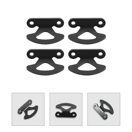 OHOIOLLA 4Pcs Truck Bed Tie Down System Iron Anchors for Cargo Management 2.67X1.97X0.79In