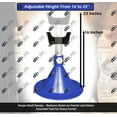 thumbnail image 4 of DDP Instruments Standard Size Farrier Stand Equine Trimming Shoeing Barefoot (Blue Color Base), 16'' - 22'', 4 of 4