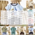 thumbnail image 3 of Xudanell Toddler Baby Boy Summer Clothes 6 12 18 24 Months Short Sleeve Letter T Shirt Top Short Infant Newborn Baby Outfit, 3 of 5