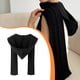 thumbnail image 1 of Bufanda con capucha, calentador de orejas, capa, chal cálido para esquiar, patinaje en otoño e invierno. negro, 1 of 8