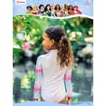 thumbnail image 4 of Traje de baño enterizo para niñas Disney Ariel con protección UPF 50+ y manga larga, 4 of 8
