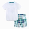 thumbnail image 4 of Toddler Boy Summer Clothes Cotton Short Sleeve T Shirt And Short Clothing Set With Pockets Outfits 2-7T, 4 of 7