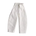 thumbnail image 2 of Figuras de acción a escala 1/12, jeans hechos a mano, suaves, para vestir, elegantes, disfraz de muñeca DIY. Blanco, 2 of 8