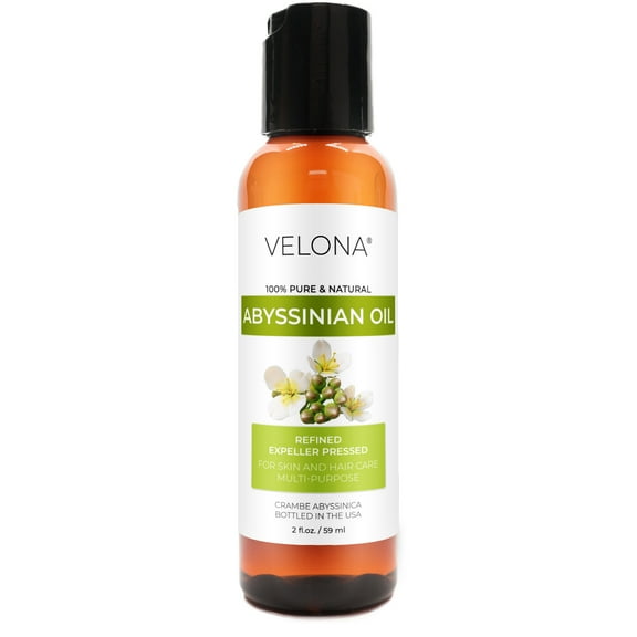 Abyssinian Oil by Velona - 2 Fl Oz | 100% Pure and Natural Carrier Oil | Hair, Body Care | Use Today - Enjoy Results