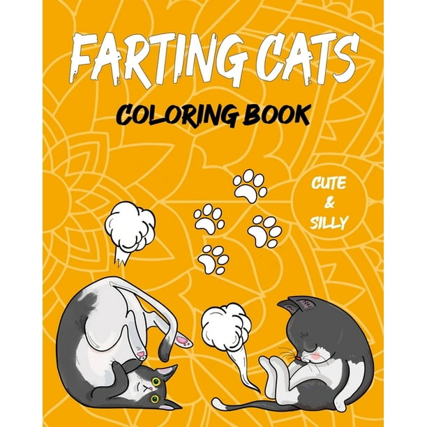 Farting Cats : A Funny Coloring Book for Adults, Cats Lover - Walmart