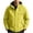 Yellow, variant on StSilkitty Rain Jacket for Men Windbreaker Waterproof Hooded Jacket Coat with Pockets Full Zip up Long Sleeve Raincoat