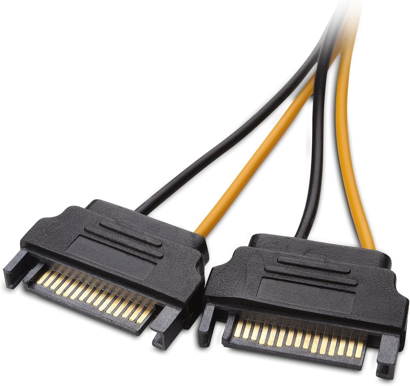 HRTGFD-2-Pack 8 Pin to SATA Power Cable (SATA to 8 Pin PCIe) - 5 Inches