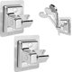 thumbnail image 1 of 2pcs No Drilling Shower Holder - Universal Shower Head Holder - 360 Adjustable Wall Mounted Shower Holder, 1 of 5