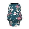 thumbnail image 2 of Haiem Lilies Flowers Baby Nursing Cover & Nursing Poncho - Multi Use Cover for Baby Car Seat Canopy, Stroller Cover, 360°Full Privacy Breastfeeding Coverage, 2 of 9