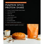 Truvani Vegan Plant Based Pea Protein Powder | Organic | Pumpkin Spice | 20 Servings | Gluten & Dairy Free