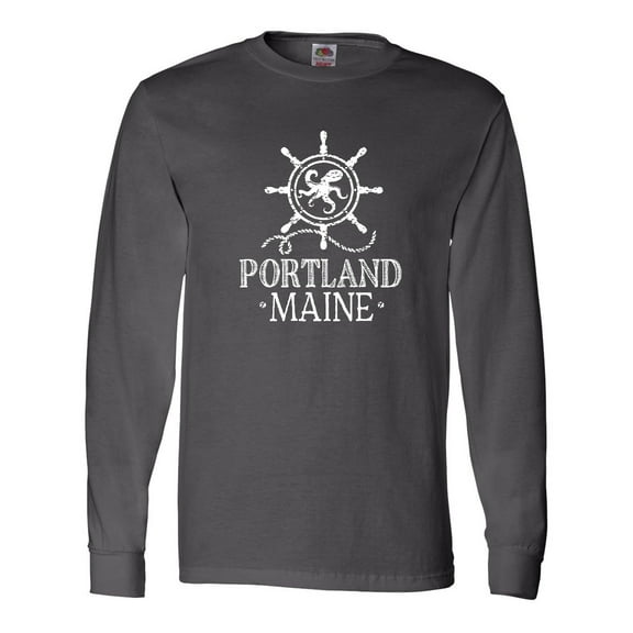 Inktastic Portland Maine Vacation Long Sleeve T-Shirt