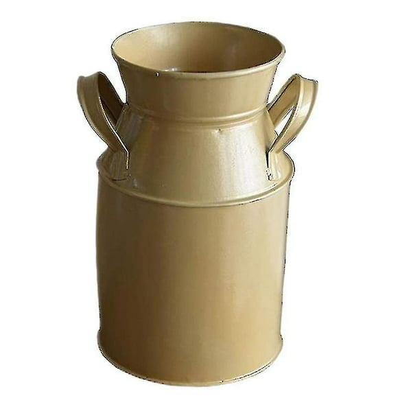 Metal Vase Flower Arrangement Bouquet Dried Flowers Flower Bucket