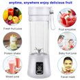 thumbnail image 3 of FUTATA Portable Mini Blender, Smoothie Blender, 6 Blades, Mini Travel Personal Blender, USB Rechargeable, Home Fruit Blender, Detachable Cup (4 Colors Available), 3 of 7