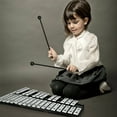 thumbnail image 3 of Costway 30 Note Foldable Glockenspiel Xylophone Aluminum Music Instrument, 3 of 10