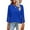 Blue, variant on Ronuti Womens 3/4 Sleeve Tops Ladies Blouses Crew Neck T Shirts for Women Loose Fit Tunic Tops