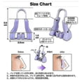 thumbnail image 3 of Nose Clip Lifting Shaping Bridge Straightening Beauty Slimmer Device Soft Silicone, 3 of 5