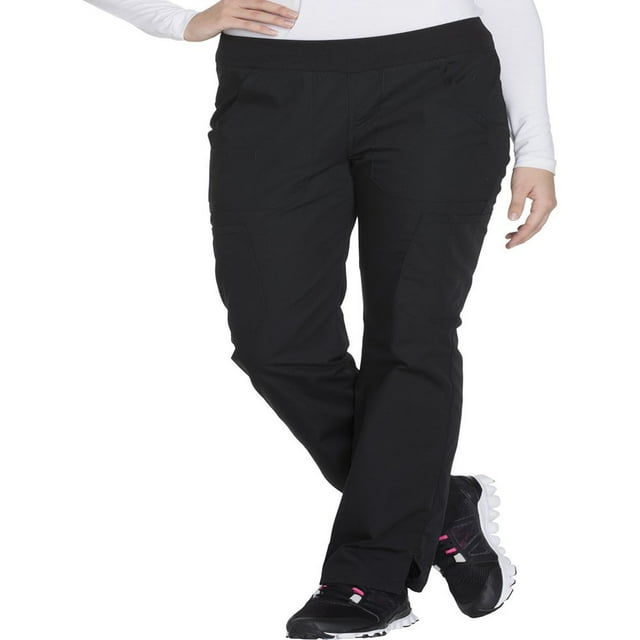 JUNWELL Workwear Originals Women‘s Scrubs Pant Mid Rise Straight Leg Pull-On Cargo WW210