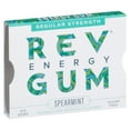 Rev Gum Sugar Free Spearmint Energy Gum, 6 Pieces