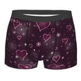 thumbnail image 5 of Uemuo Snowflakes and Hearts Pattern Men's Boxer Briefs,Trunk Anti-Chafing,Comfortable, Durable, and Stylish Underwear-Medium, 5 of 9