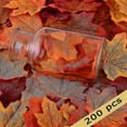 thumbnail image 5 of 200 hojas de arce artificiales para fiesta de Acción de Gracias (colores de otoño mezclados), 5 of 5