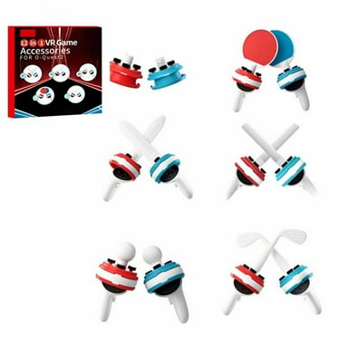 VR Game Handle Accessories for Oculus Quest 2 Controllers, 12 In 1 Extension Grips Accessories for Beat Saber, Fruit Ninja, Golf , Mini Golf, Blade & Sorcery, Eleven Table Tennis
