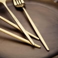 thumbnail image 7 of Matt Gold Dinner Forks 6 Piece, Stainless Steel 8.4'' Forks Silverware Set, Dessert Forks, Table Forks, Salad Forks for Home, Kitchen or Restaurant, Dishwasher Safe, 7 of 7