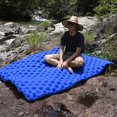 thumbnail image 1 of Colchón inflable portátil para dormir doblecolchón de aire para acampar (azul) Ndcxsfigh Nuevos Originales, 1 of 8