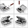 thumbnail image 3 of Cenicero portátil, mini cenicero de viaje, bolsillo de metal para cigarrillos, cenicero cuadrado, bolsillo para fumar, bandeja para cenizas, recipiente para cenizas de cigarrillos, 3 of 5