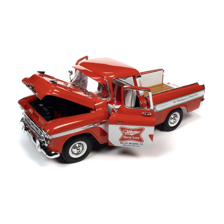 Miller High Life 1957 Chevy Cameo Pickup Truck, Red and White