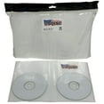 thumbnail image 3 of USDISC Plastic Sleeves 4mil 11 x 7.5, Full DVD Insert, Double 2 Disc, Clear, Pack Of 500, 3 of 3