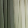 thumbnail image 6 of 3S Brother's Solid Combined Mix and Match 4 Panels Curtains with 2 Color Combination Velvet Look Hanging Back Tap & Rod Pocket Bedroom Office Windows Luxury Home Decoration 28"x63" Cream-Leaf Green, 6 of 7