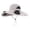 Light Gray, variant on Solar Fan Fishing Hat Wide Brim Cooling Sun Protection Outdoor Safari Cap with Dual Powered Fans Light Gray