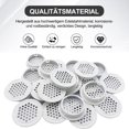 thumbnail image 3 of Versatile Airflow Solution, Oxidation Resistance Mesh Hole Louver Stainless Steel Circular Soffit Vent For Fresh Environment, Easy Installation Ventilation Grille For Multiple Applications, 3 of 7