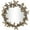 Gold Stripes Round 28" x 1" x 28", variant on DecMode 19" x 33" Gold Oval 3D Butterfly Wall Mirror