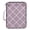 Pale Mauve Block, variant on Haosy Accordion File Organizer Zipper Binder 500 Sheet 6-Tab Expanding File Folder Multi-Pocket 1.2 Inch 3 Ring Black Simple Geometric Lines
