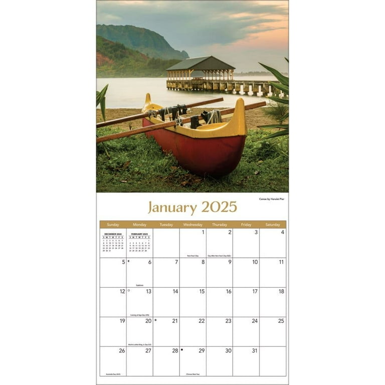 Turner Licensing, Hawaii 2025 Wall Calendar - Walmart.com