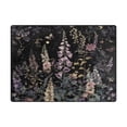 thumbnail image 5 of Yayeee Area Rugs for Living Room 6.7'x4.8' Non Slip Washable Bedroom Floor Carpet, Dark Flowers Pattern, 5 of 5