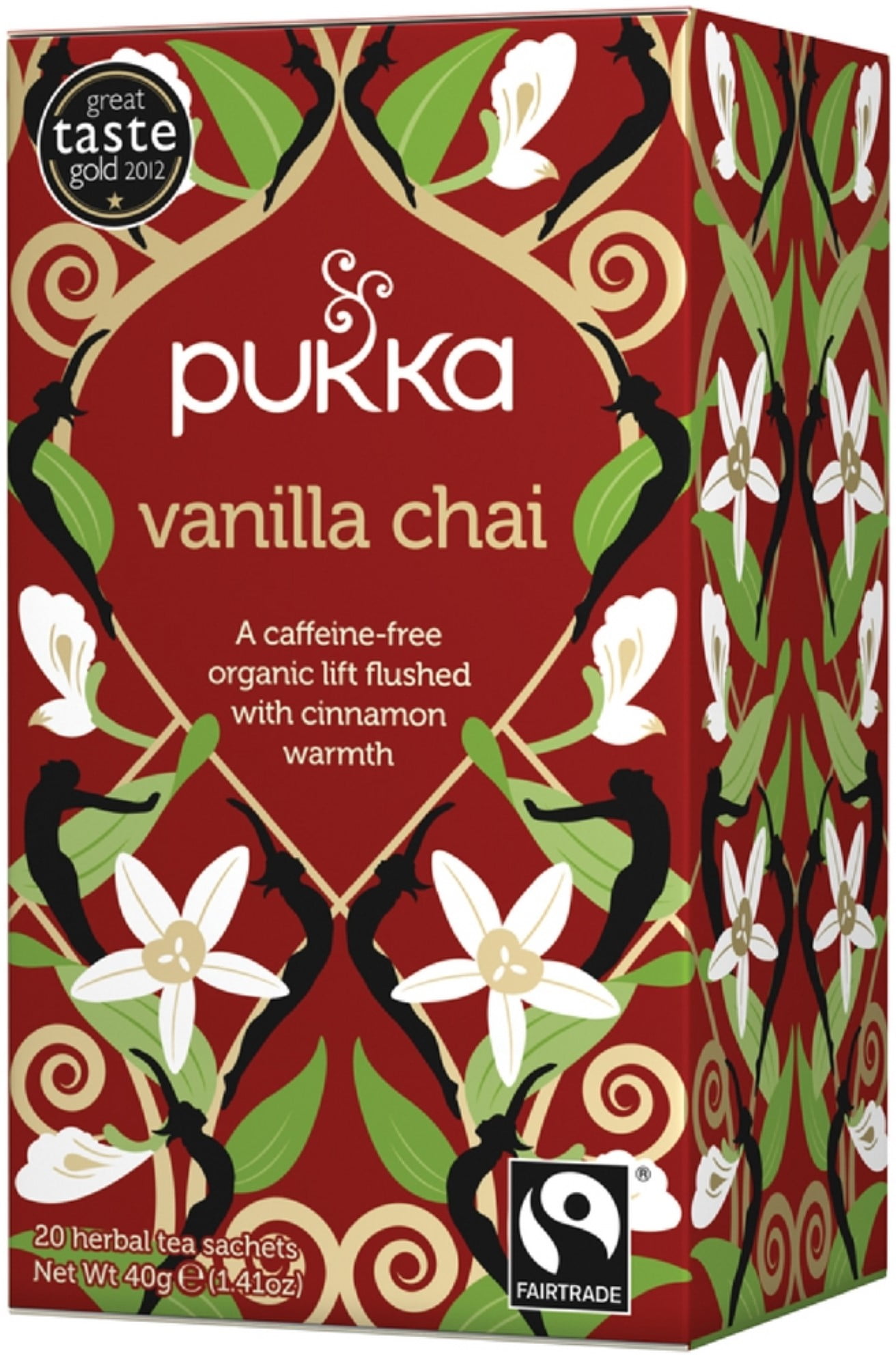 2 Pack Pukka Herbal Tea, Vanilla Chai 20 ea